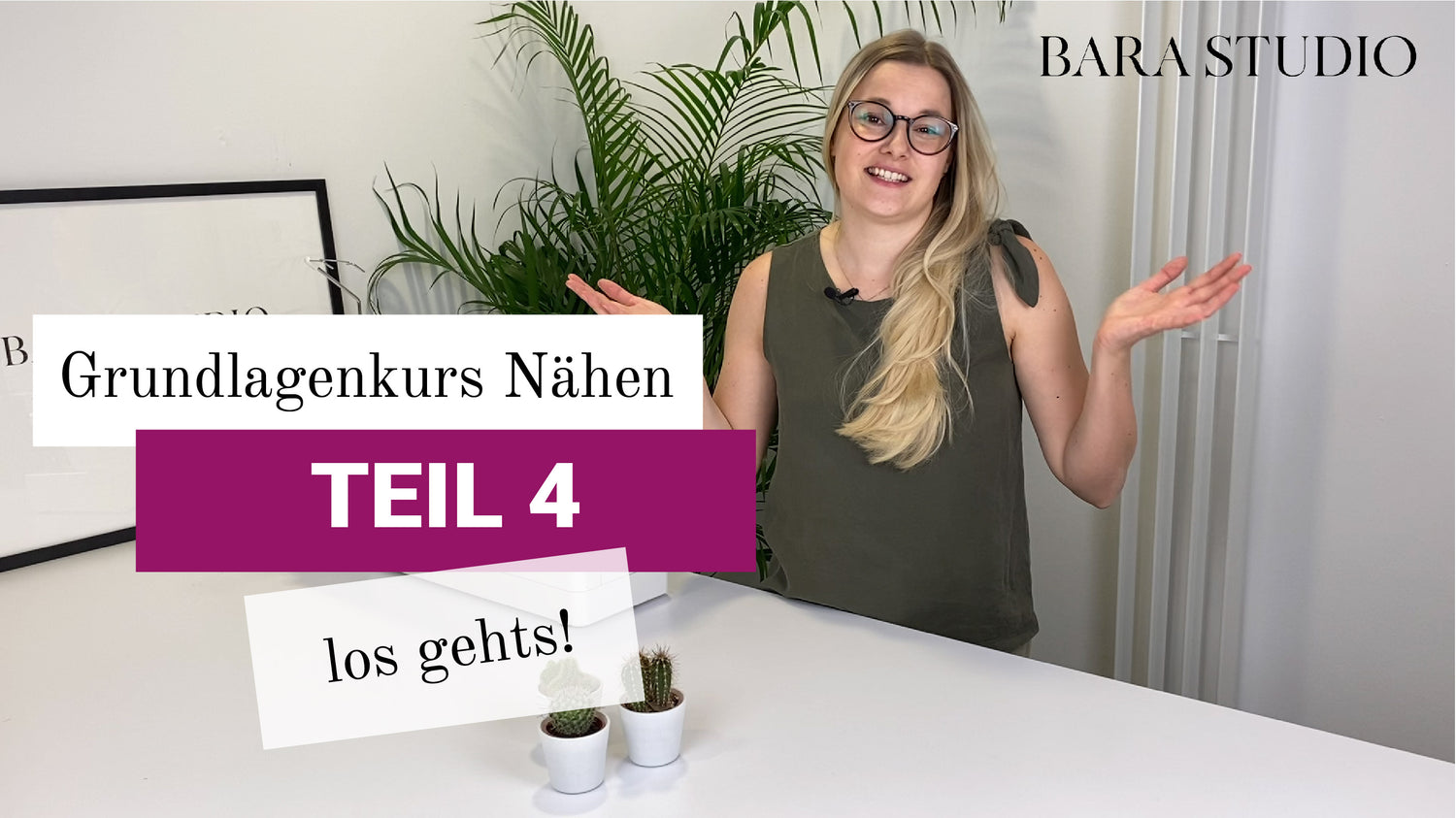 TEIL 4 - Grundlagenkurs Nähen - Los gehts!