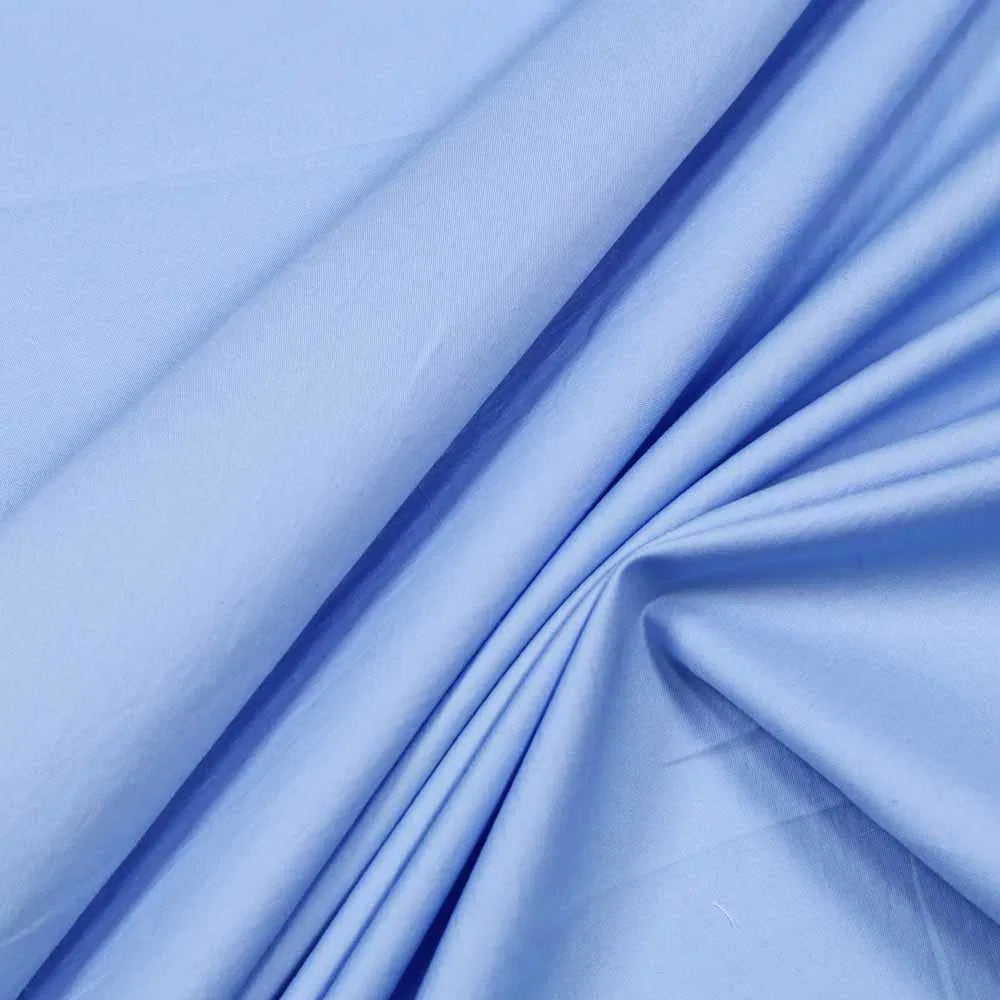 No. 1409 Baumwoll-Poplin Stretch himmelblau