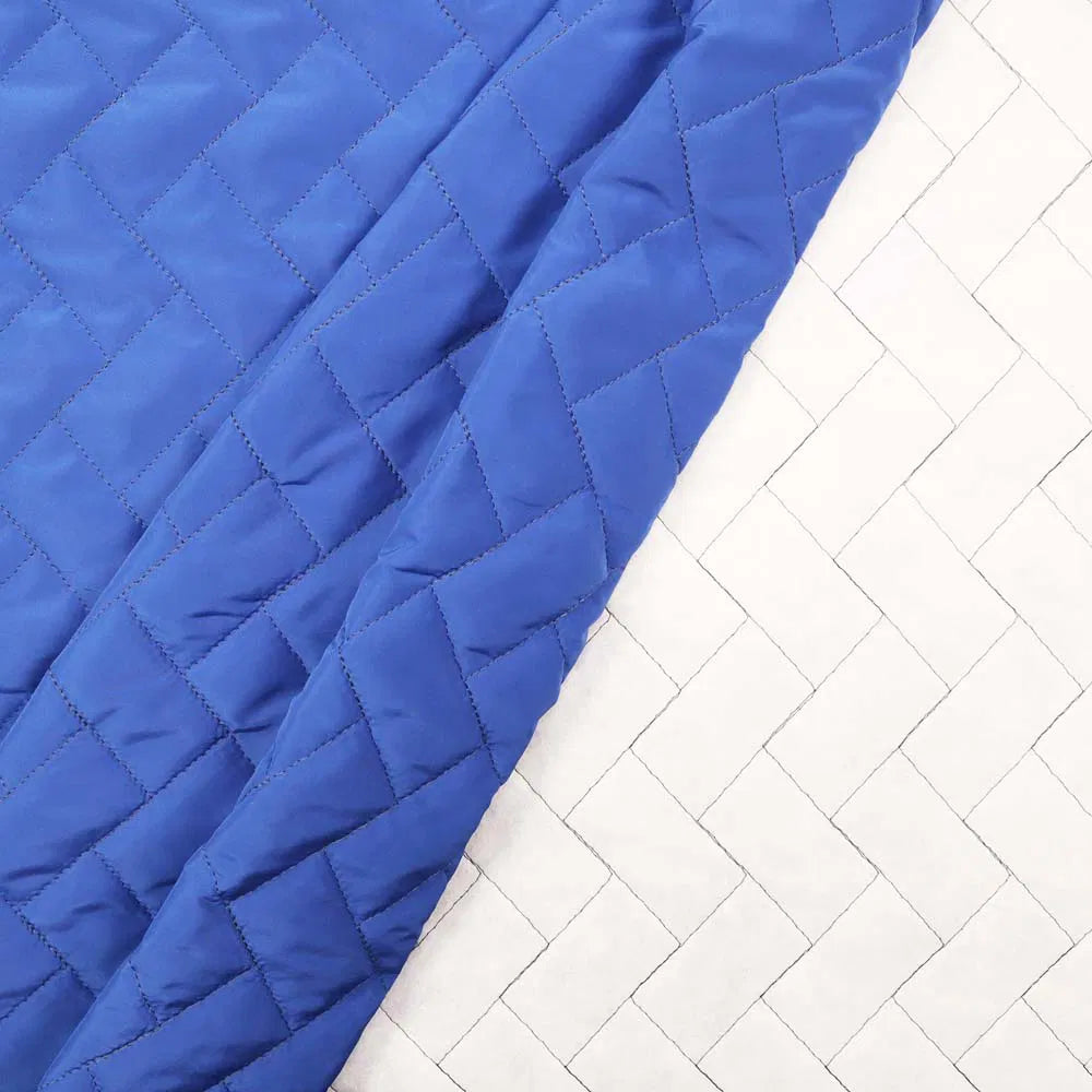 No. 1407 quilting fabric zigzag azure blue