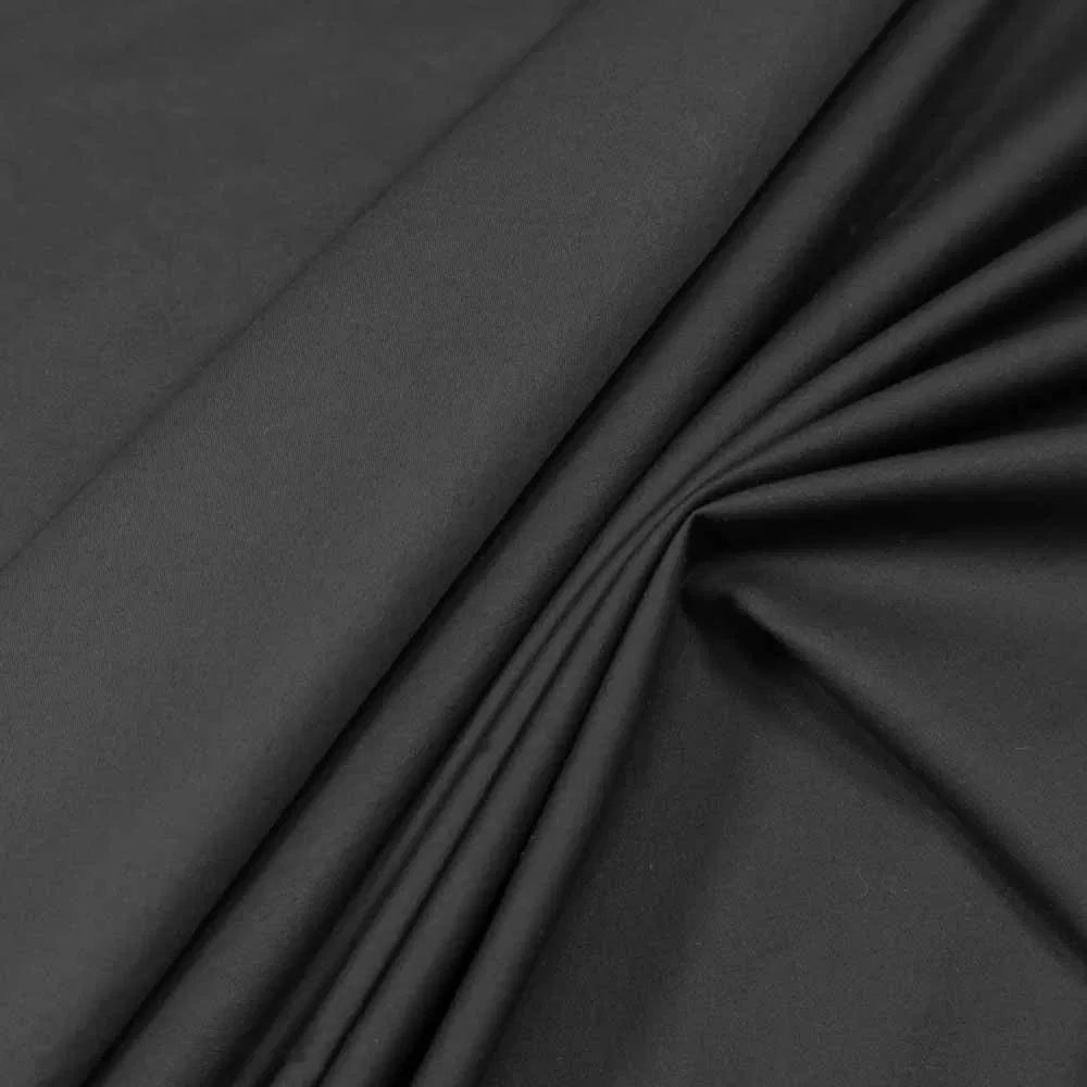 No. 1408 Baumwoll-Poplin Stretch schwarz