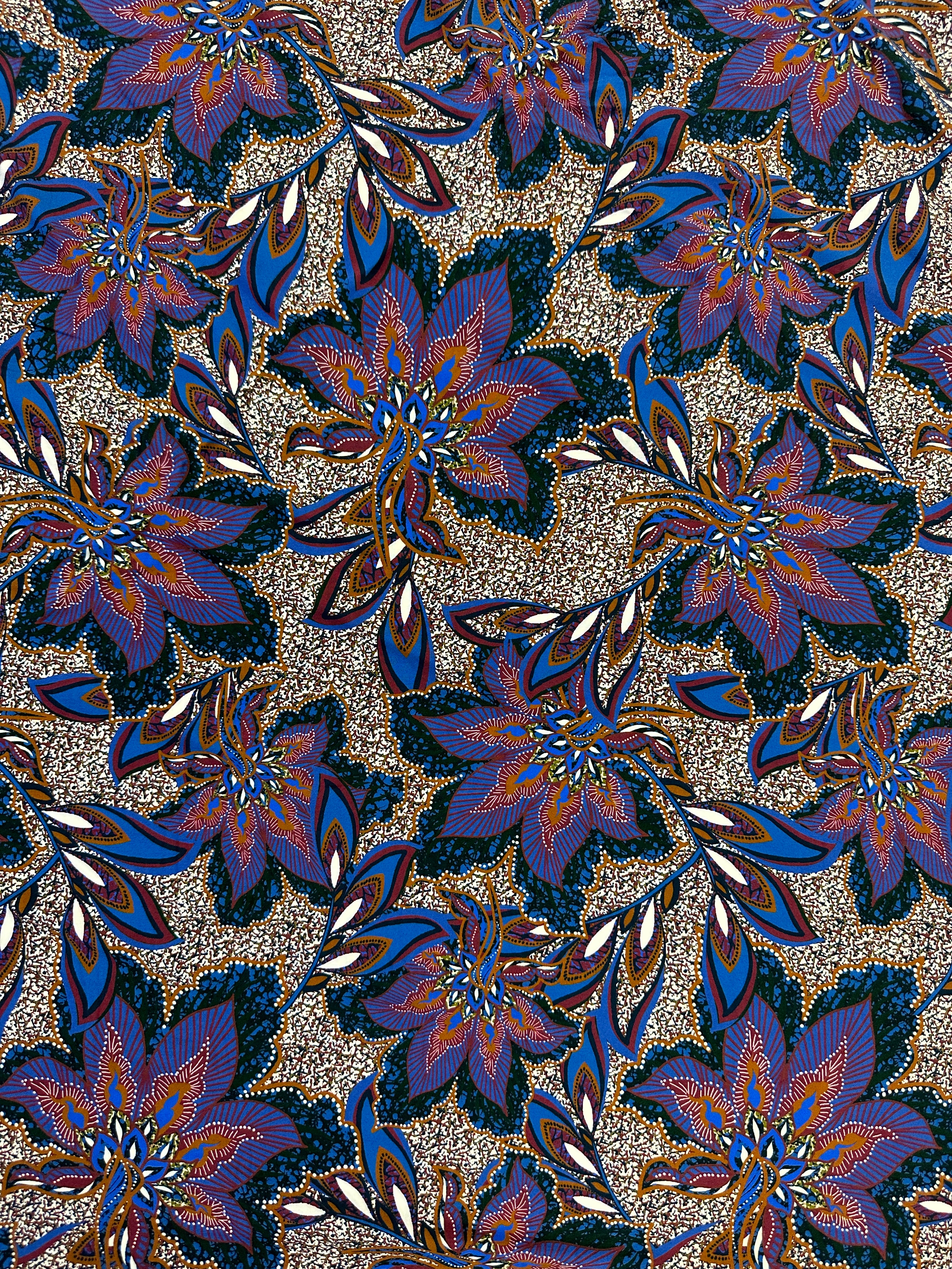 No. 1371 Viskose abstrakter Paisleyprint