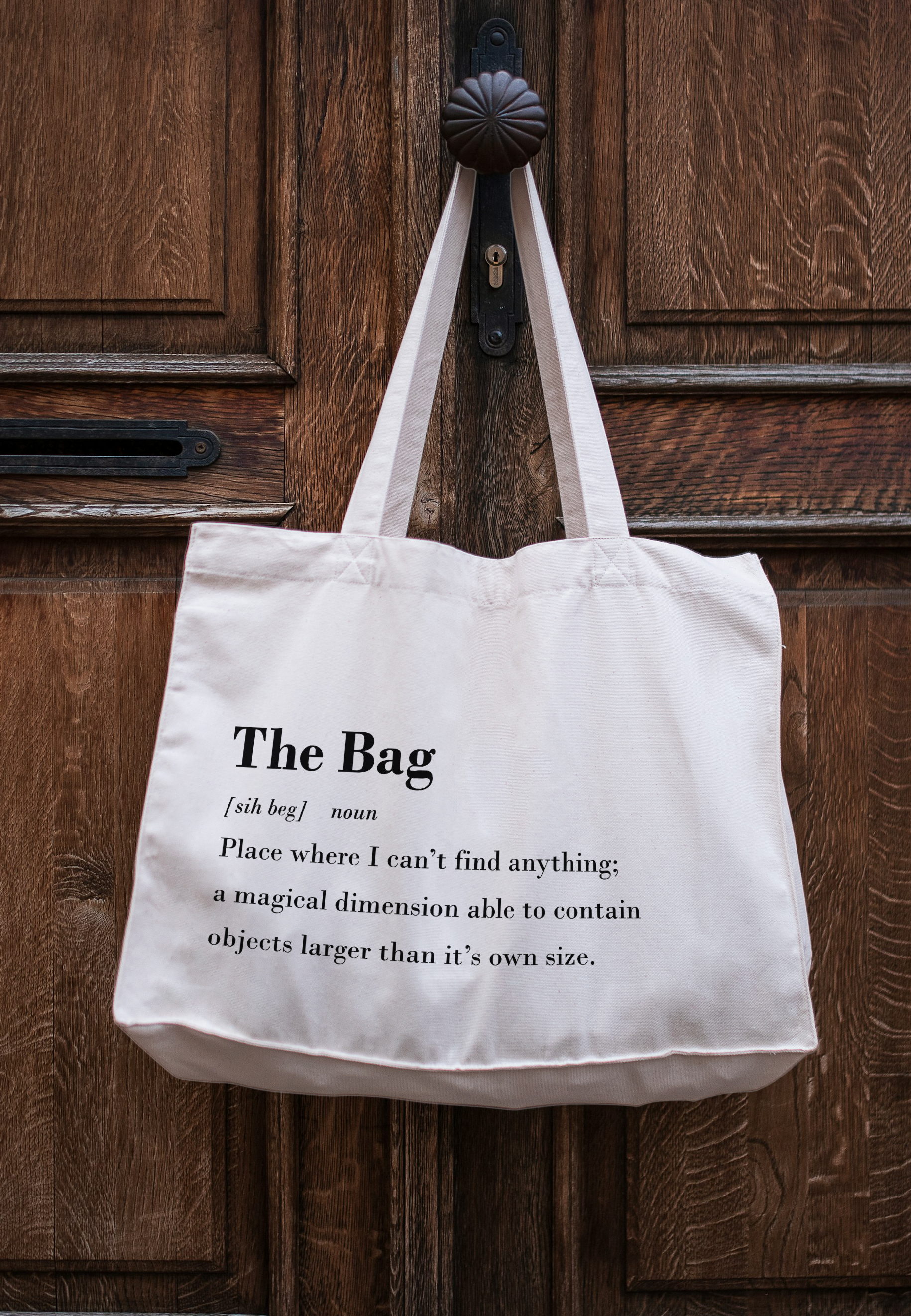 Transferprint "The bag"