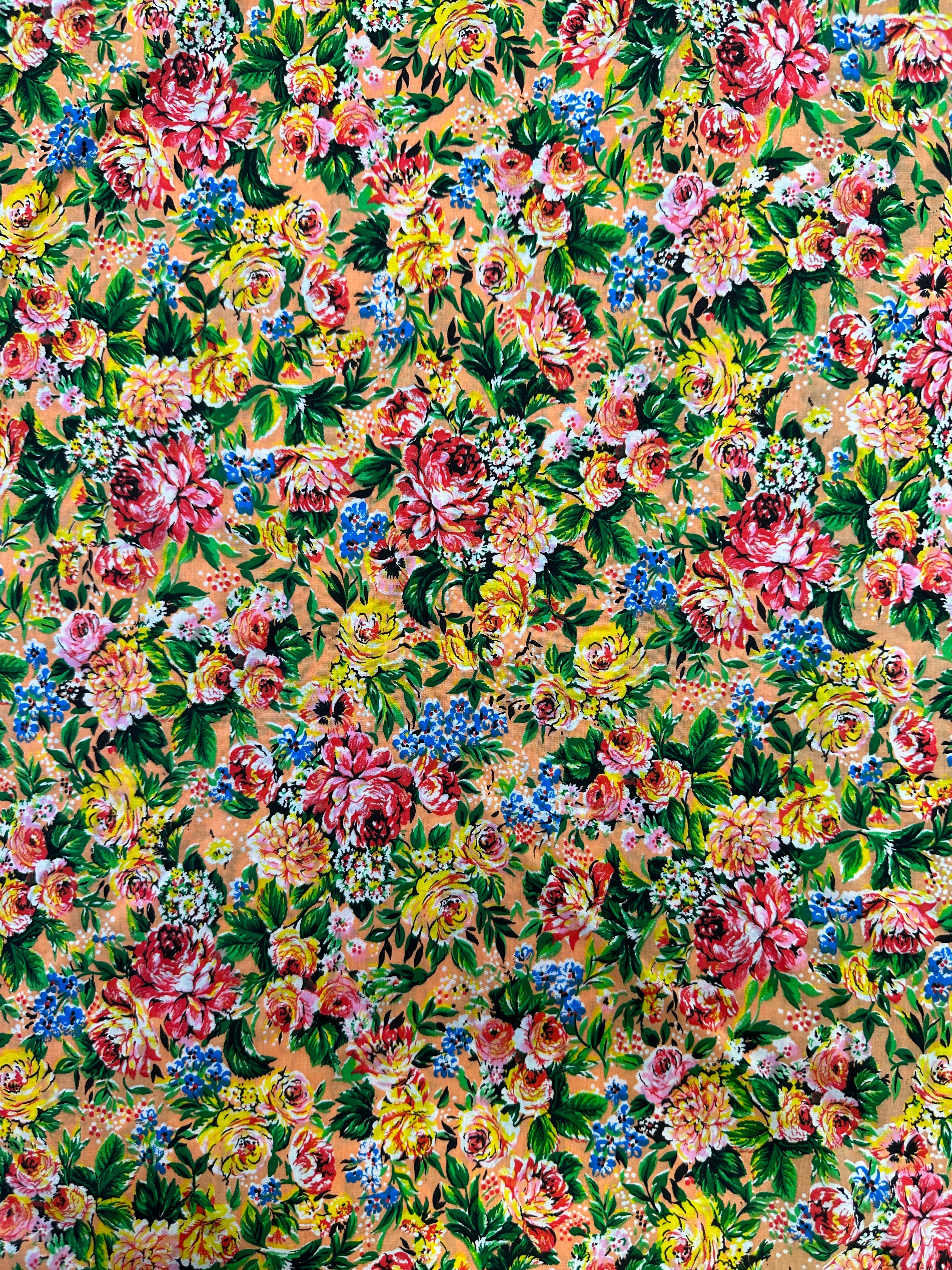 No. 305 viscose floral pattern