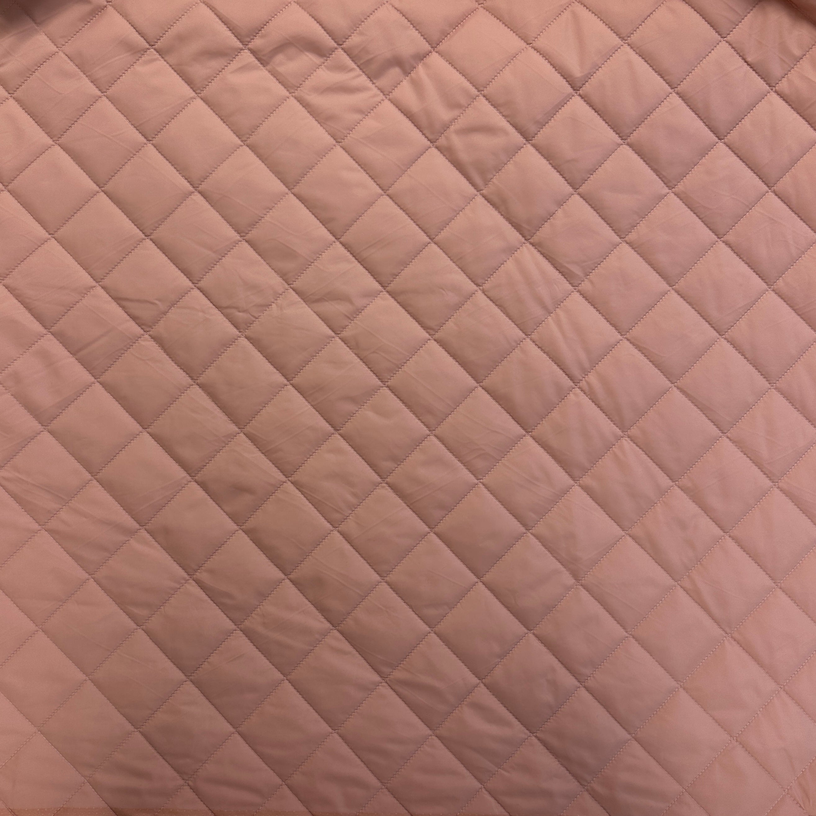 No. 1405 quilted fabric diamonds old pink / cream