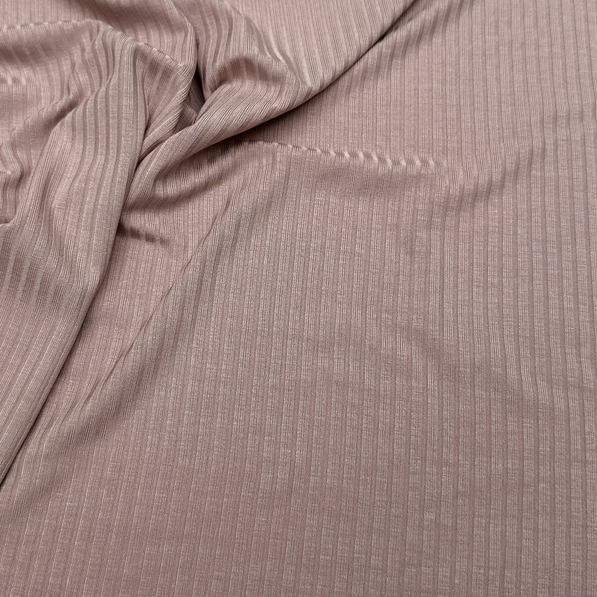 No. 1436 rib jersey bamboo rosé