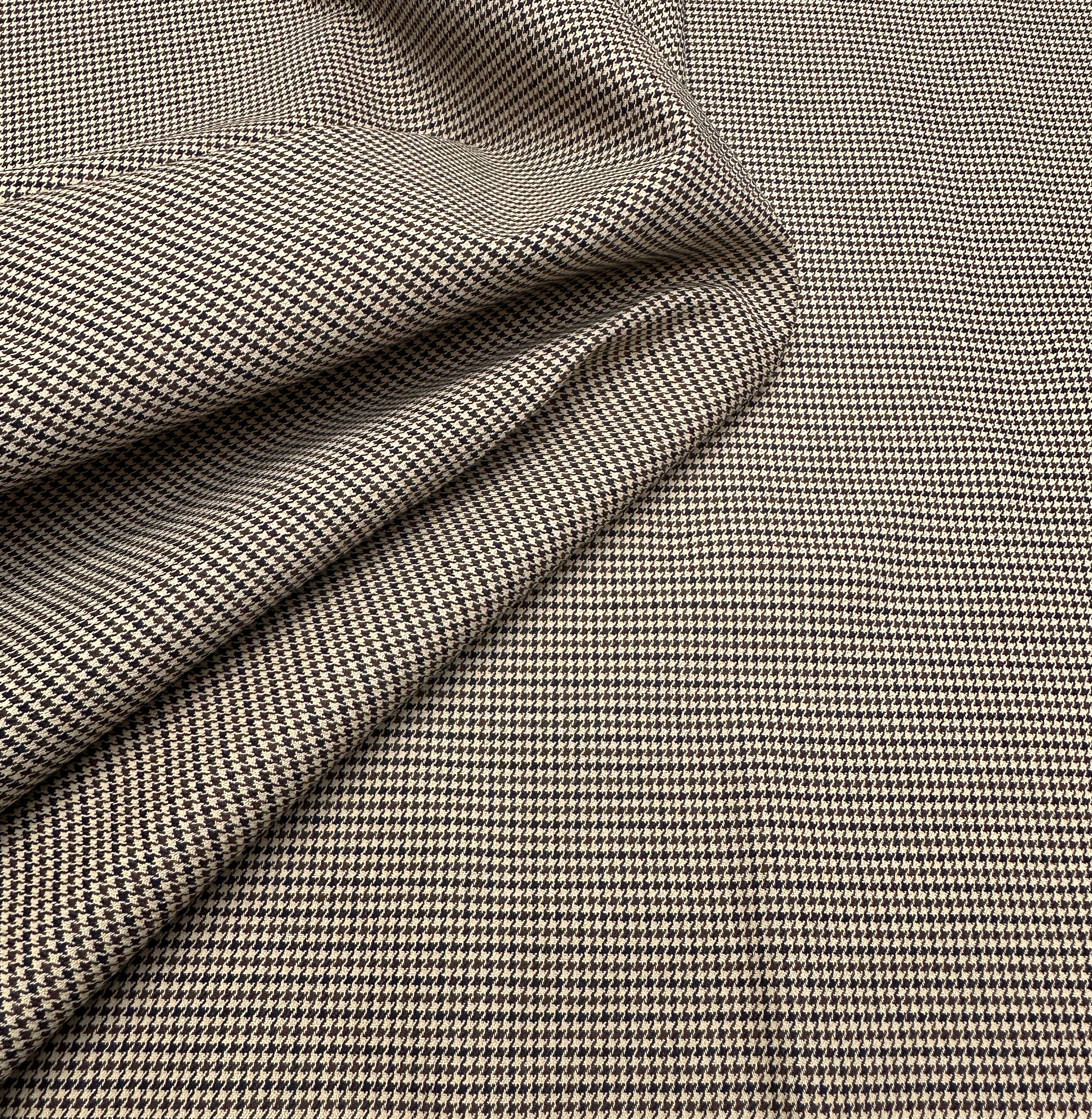 No. 1440 Trouser Fabric Houndstooth Stretch