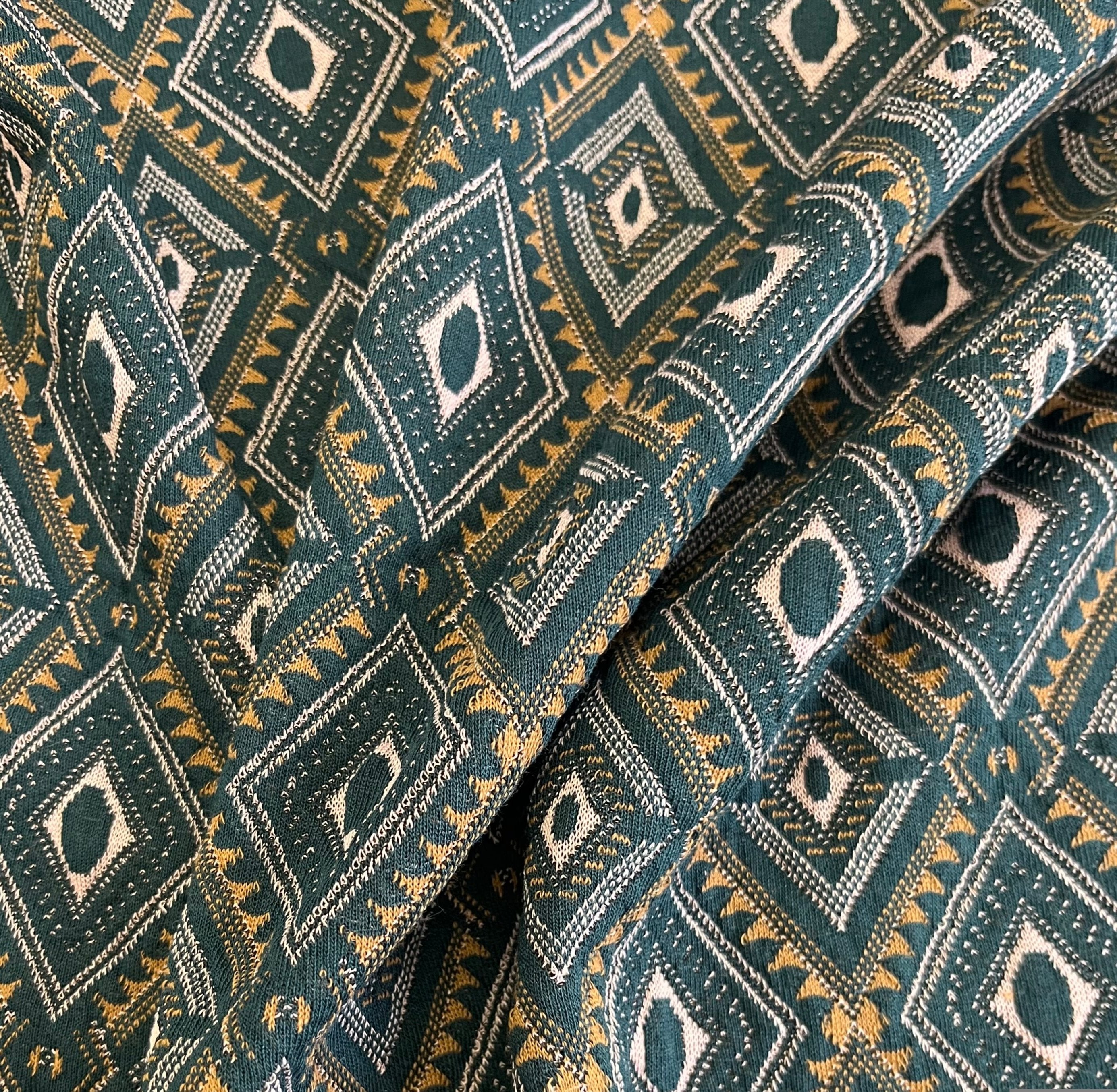 No. 1480 Jacquard Strick petrol