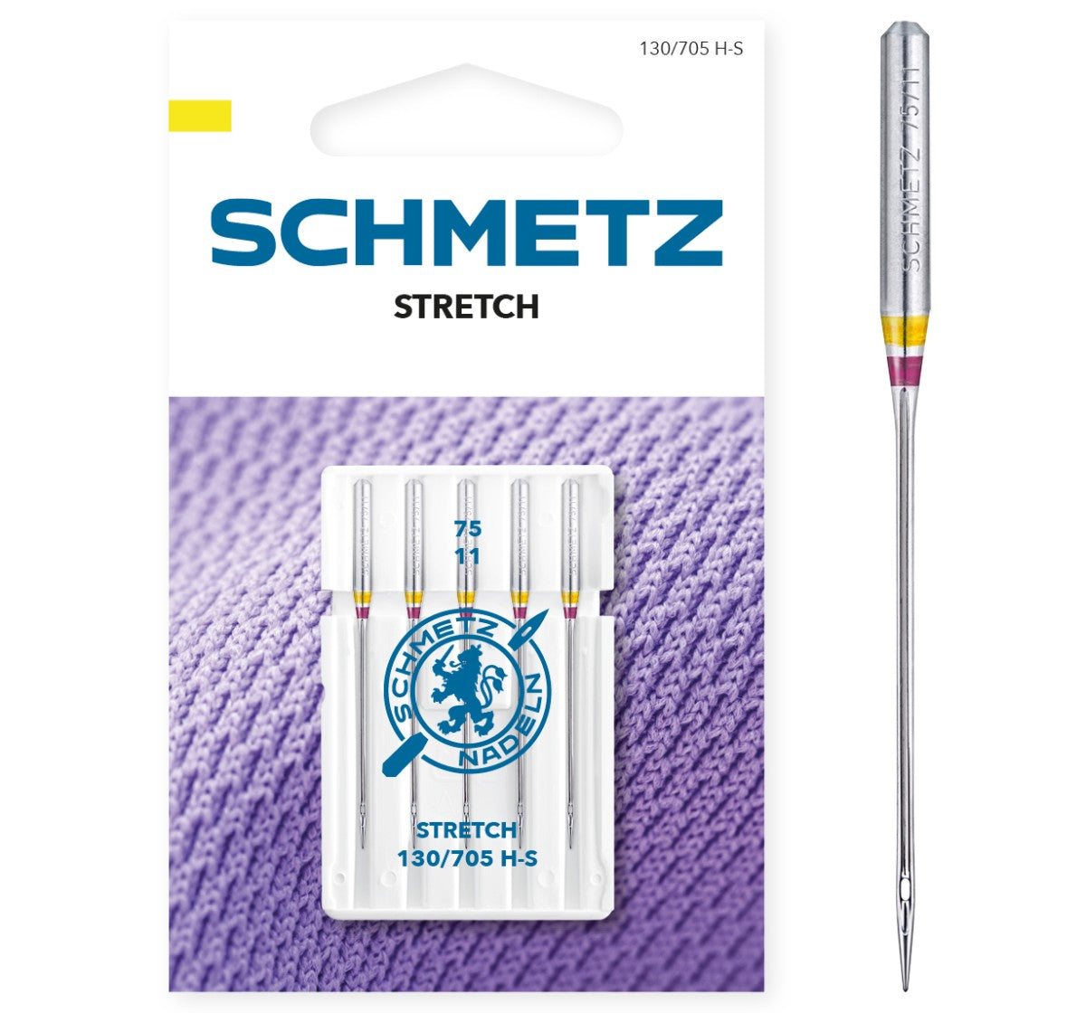 Stretch sewing machine needles size 75-90