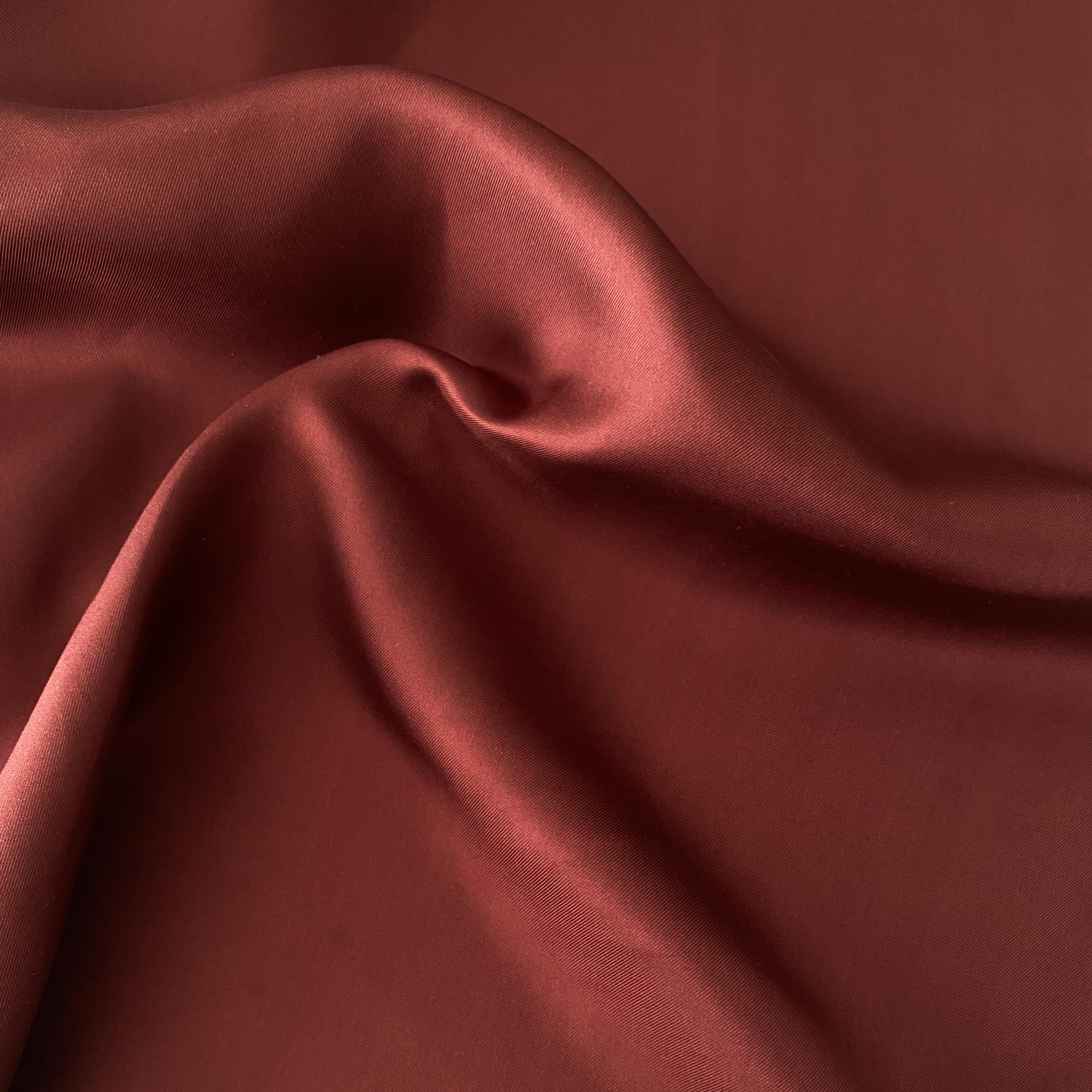 No. 1375 silk twill copper red