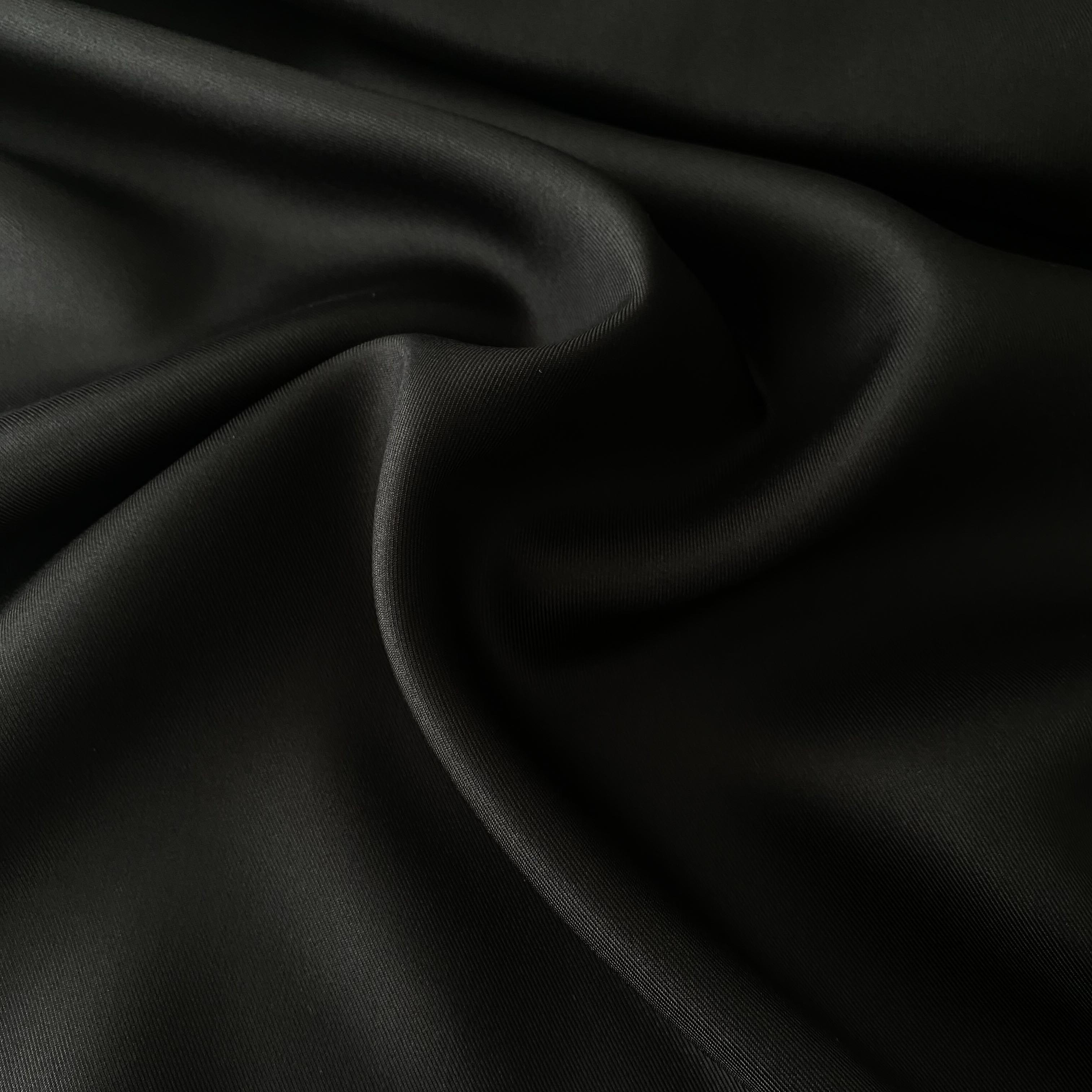 No. 1376 silk twill black