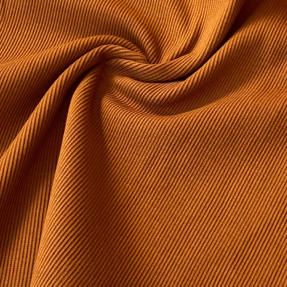 No. 1193 Rib jersey tubular fabric hazelnut