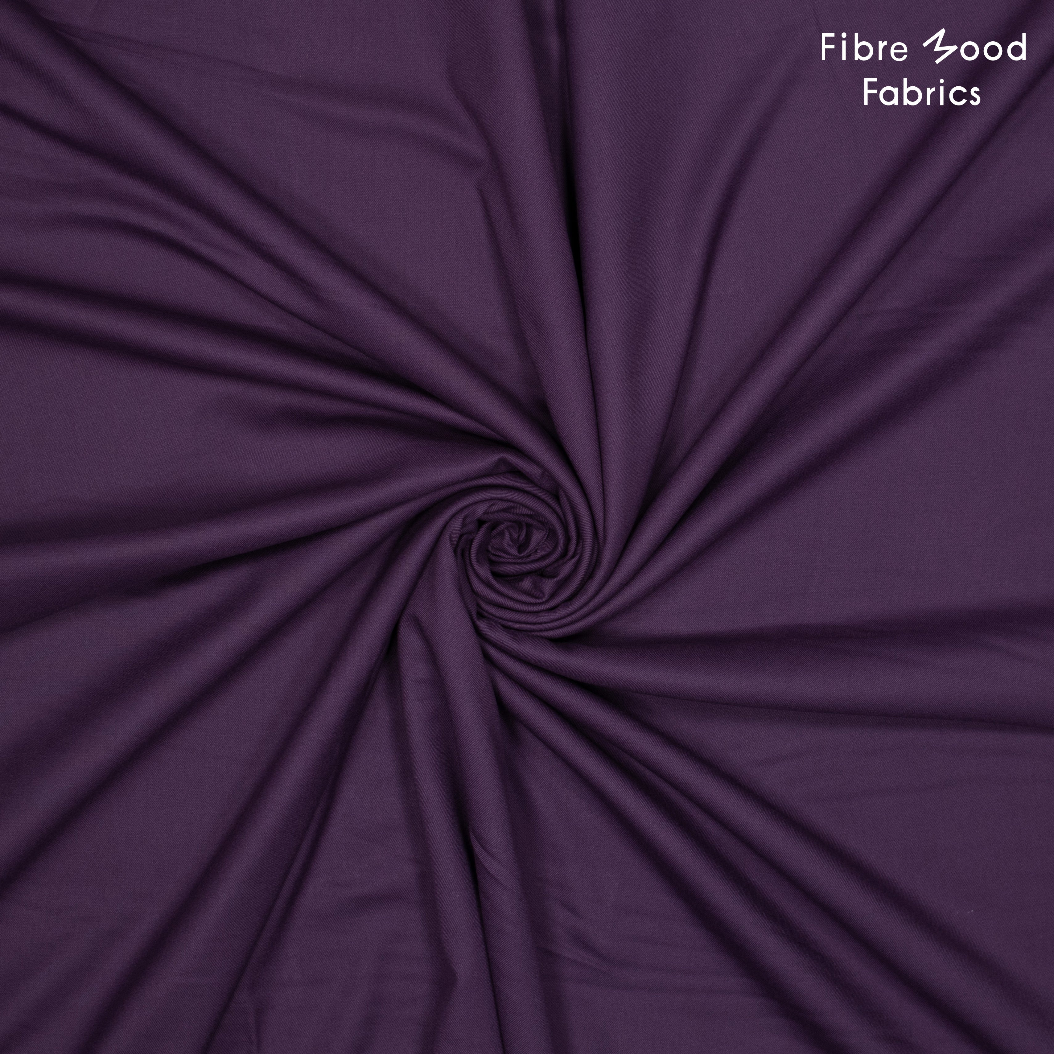 No. 564 Stretch Bamboo Viscose Aubergine